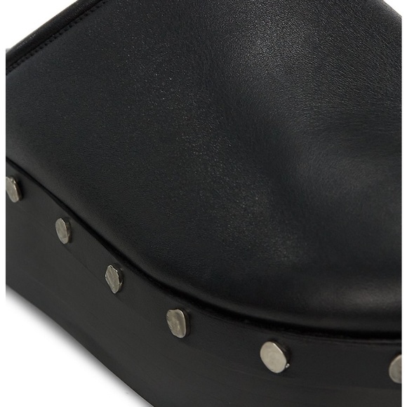 Co. Mule Leather Studded Slides Retail: $795 - Picture 5 of 9